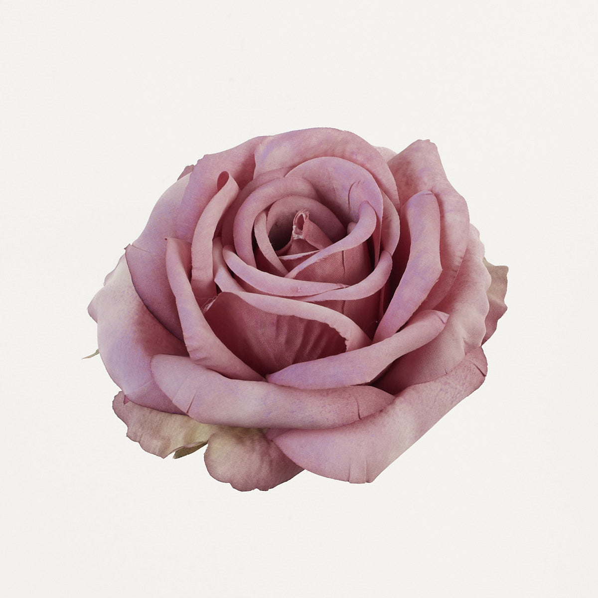 Vaalea violetti tekoruusun kukkapää, 7 cm