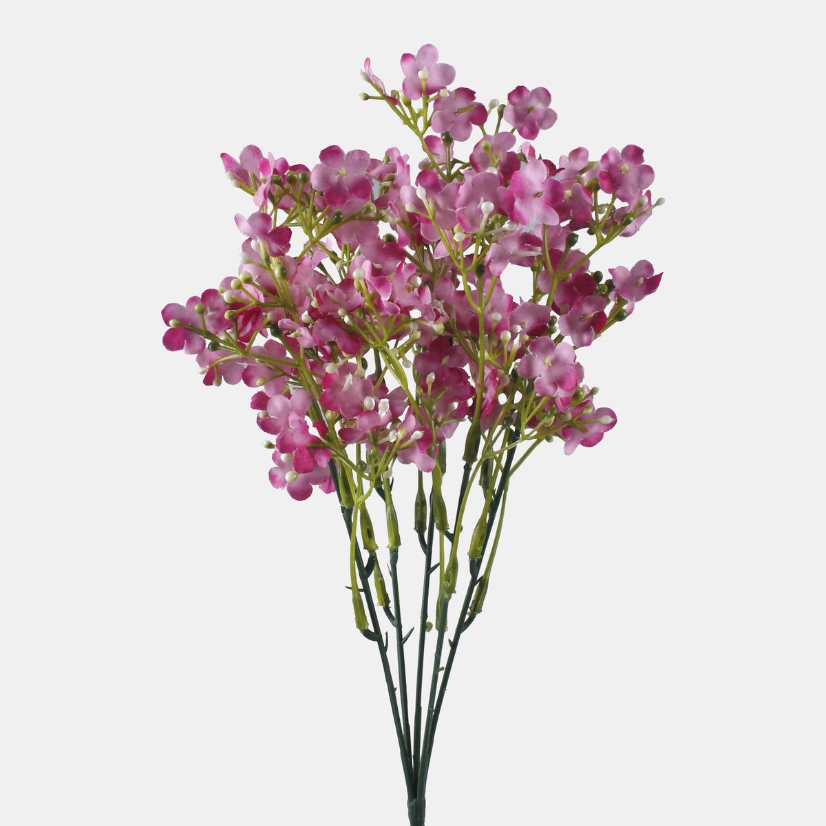 Vaaleanpunainen tekomorsiusharson kimppu, 30 cm