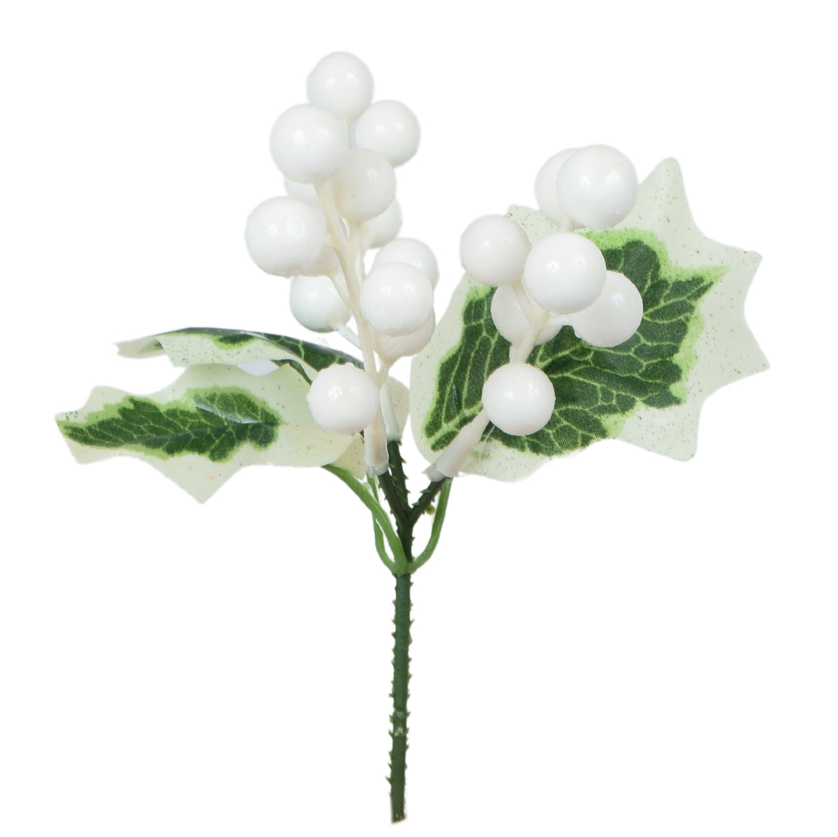 Valkoinen joulukoriste, 17 cm