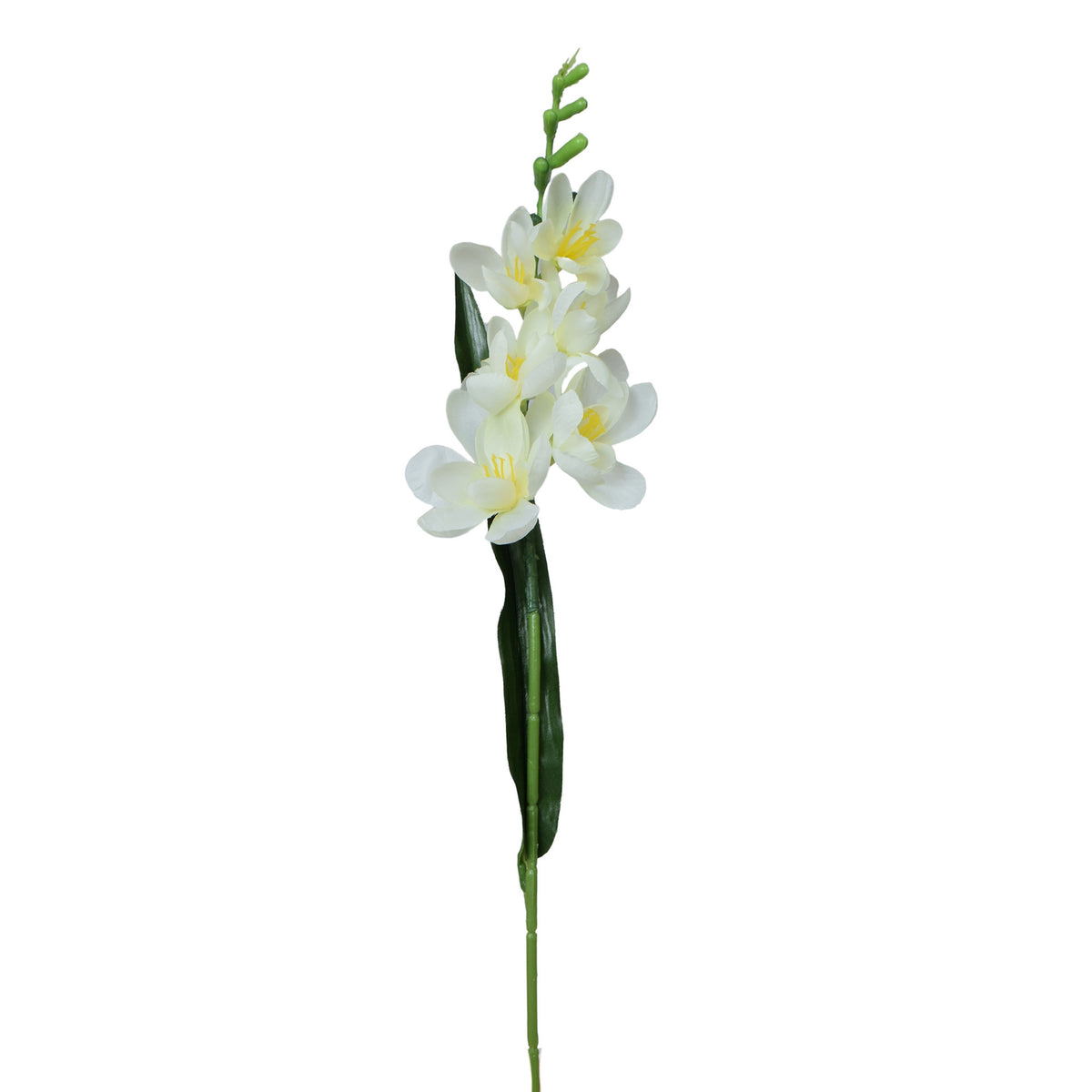 Valkoinen tekokukka, 42 cm