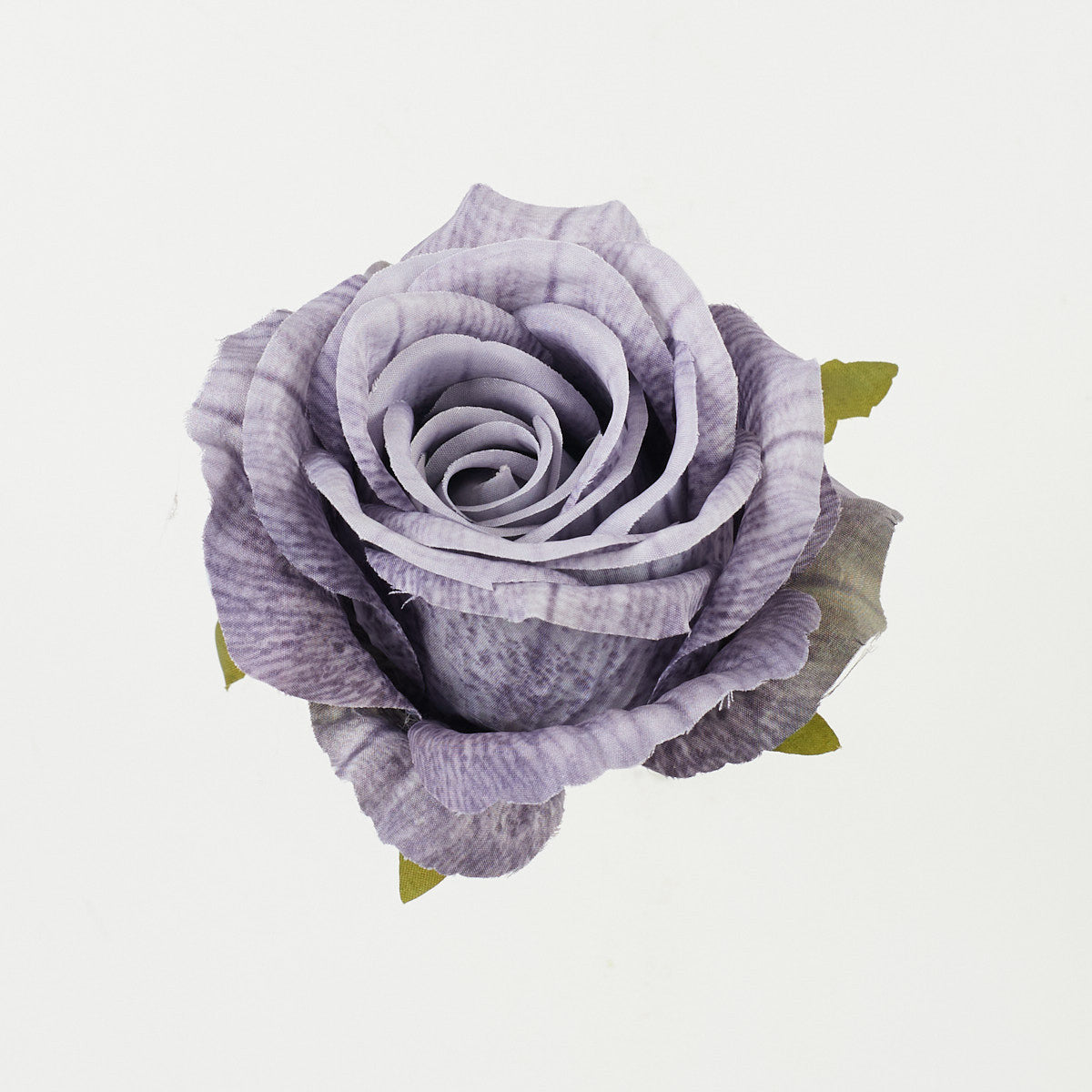 Violetti/kerma tekoruusun kukkapää, 7 cm