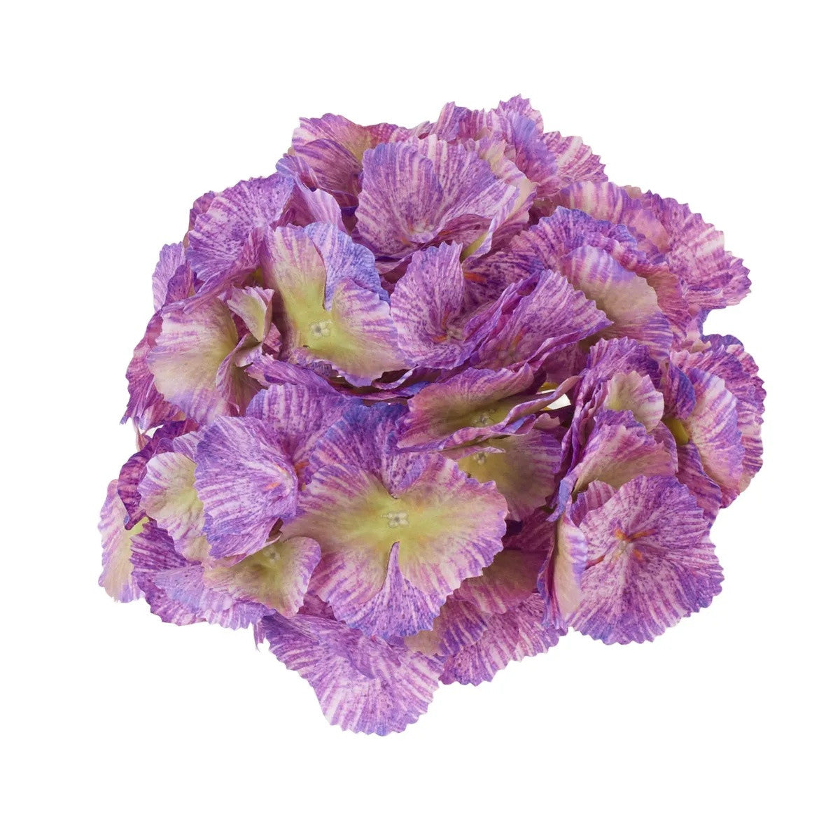 Violetti tekohortensian kukkapää, 19 cm