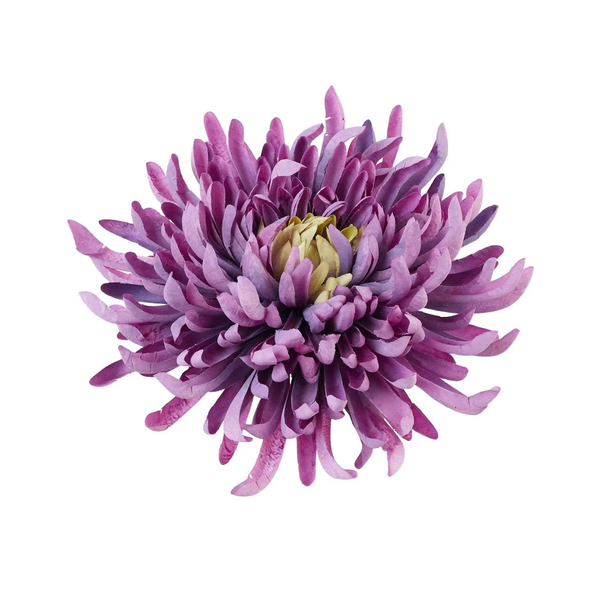 Violetti tekokrysanteemin kukkapää, 20 cm