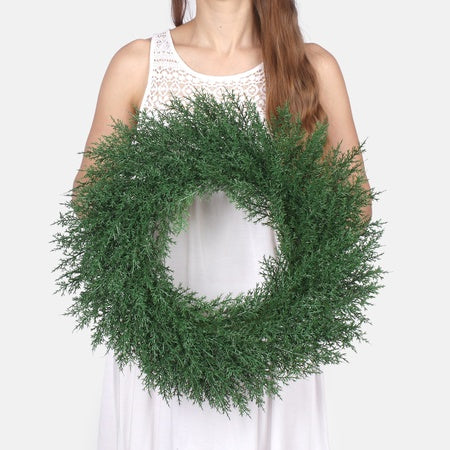 Kranssi käpyillä ja omenoilla 30 cm
punainen