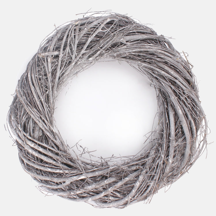 Maalaismainen linnunpesäkranssi 35 cm
harmaa