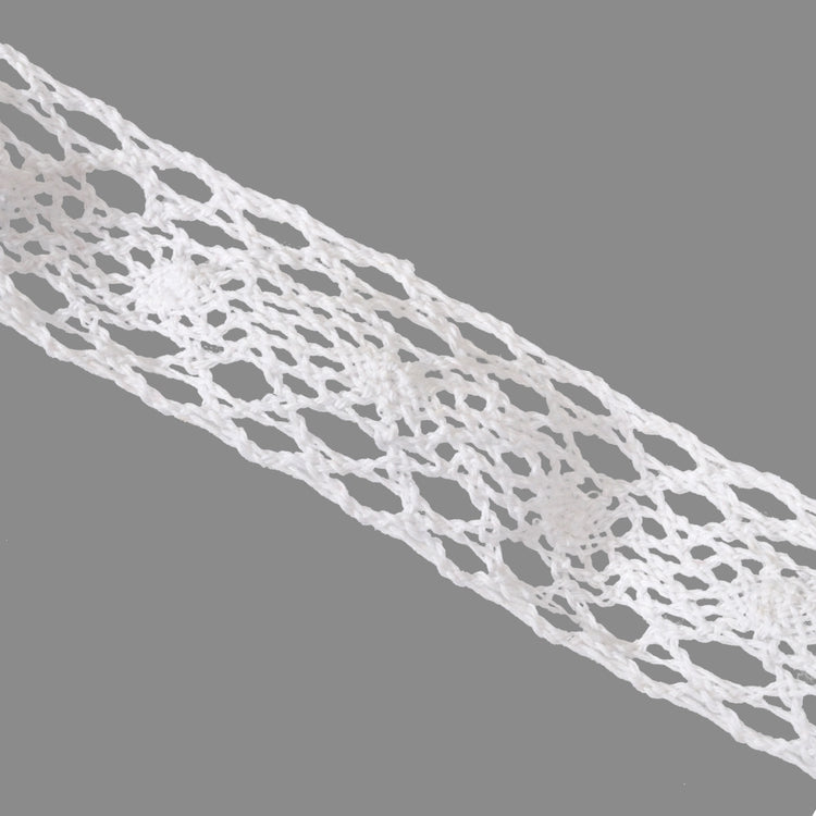 Pitsinauha 4 cm Valkoinen - Tekokukat.fi