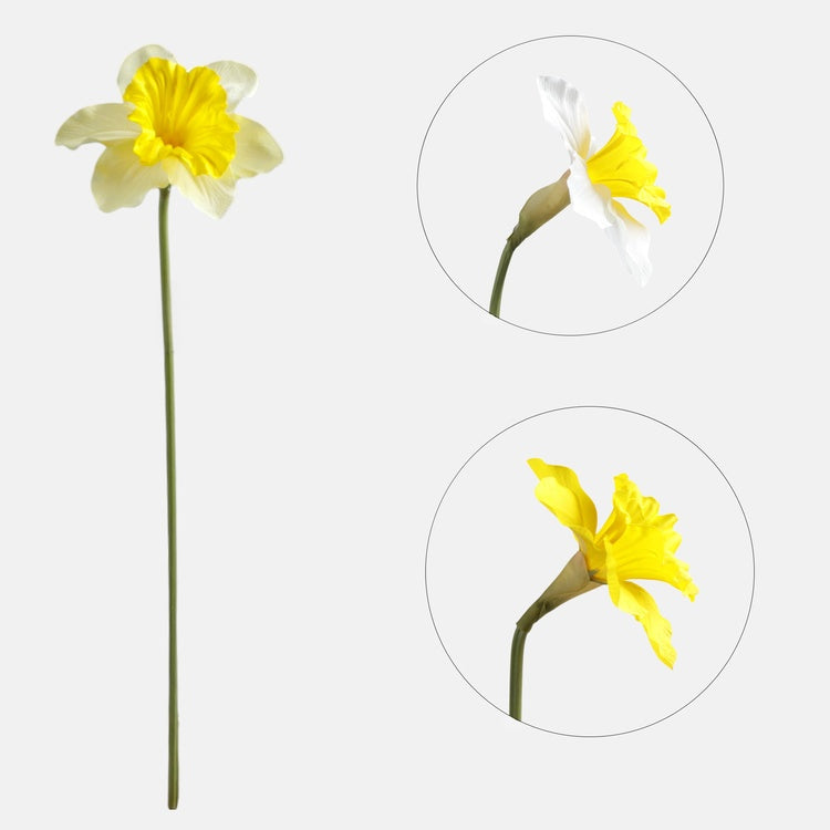 Narsissi tekokukka t.t. keltainen - Tekokukat.fi