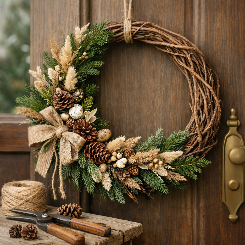 Itsetehty ovikranssi - DIY