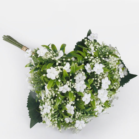 Älä unohda minua tekokukkakimppu valkoinen - Tekokukat.fi