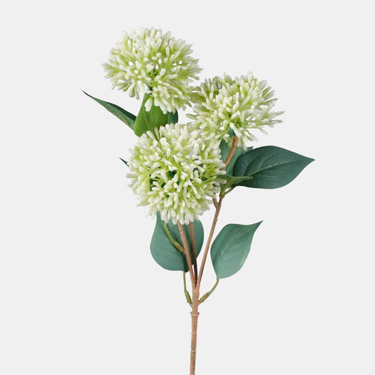 Allium tekokukka valkoinen/vaaleanvihreä - Tekokukat.fi