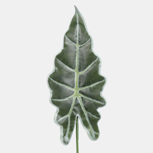 Alocasia lehtiä vihreä - Tekokukat.fi