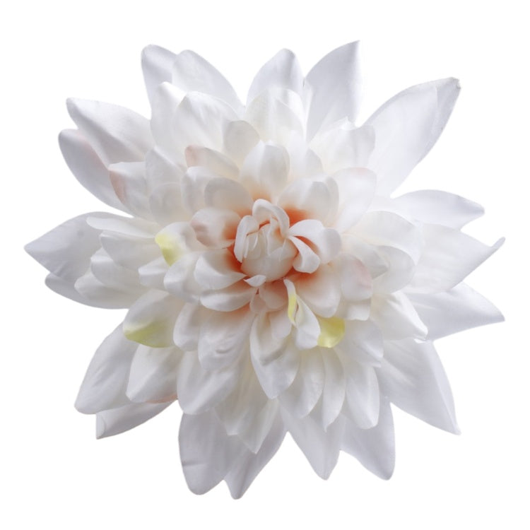 Dahlia tekokukkakimppu valkoinen/persikka - Tekokukat.fi