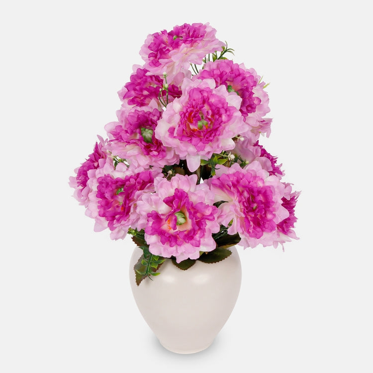 Dahlia x 12 tekokukkakimppu satunnainen väri 1 - Tekokukat.fi