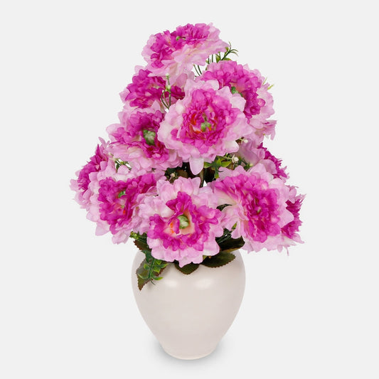 Dahlia x 12 tekokukkakimppu satunnainen väri 1 - Tekokukat.fi