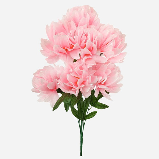 Dahlia x 7 tekokukkakimppu l. pinkki - Tekokukat.fi