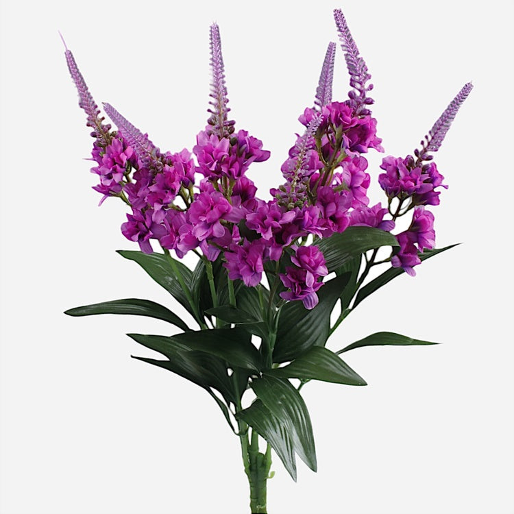 Delphinium-kimppu x 7 tekokukkakimppu violetti - Tekokukat.fi