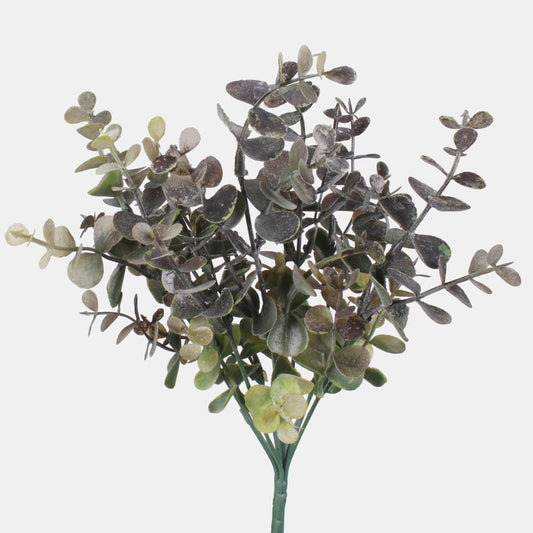 Eukalyptus tekokukkakimppu harmaa/vaaleanruskea - Tekokukat.fi