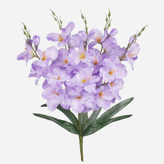 Gladioli x 5 tekokukkakimppu liila - Tekokukat.fi