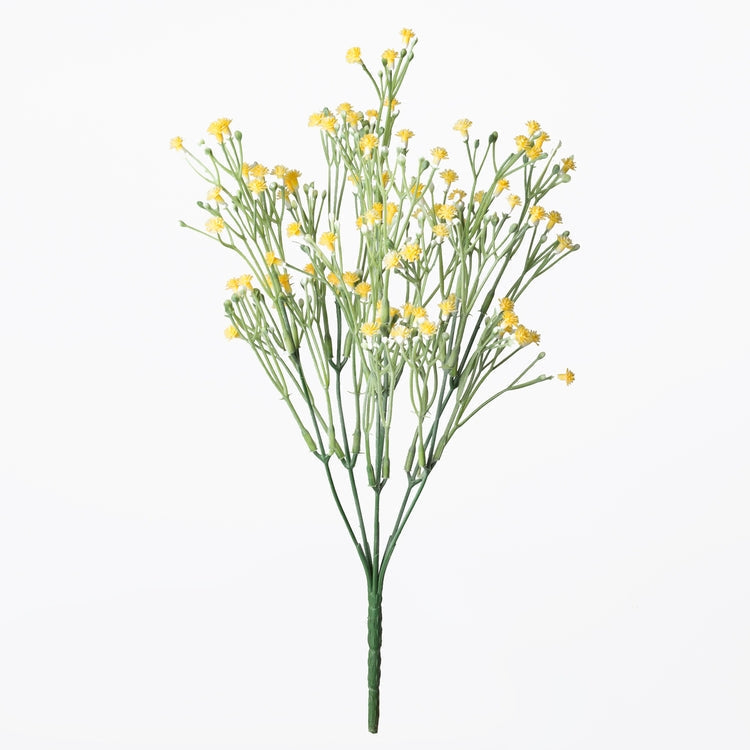 Gypsophila x 6 tekokukkakimppu keltainen - Tekokukat.fi