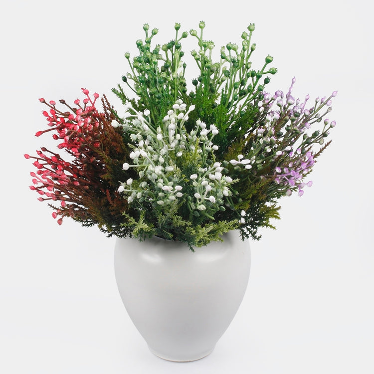 Heather tekokukkakimppu satunnainen väri 1 - Tekokukat.fi