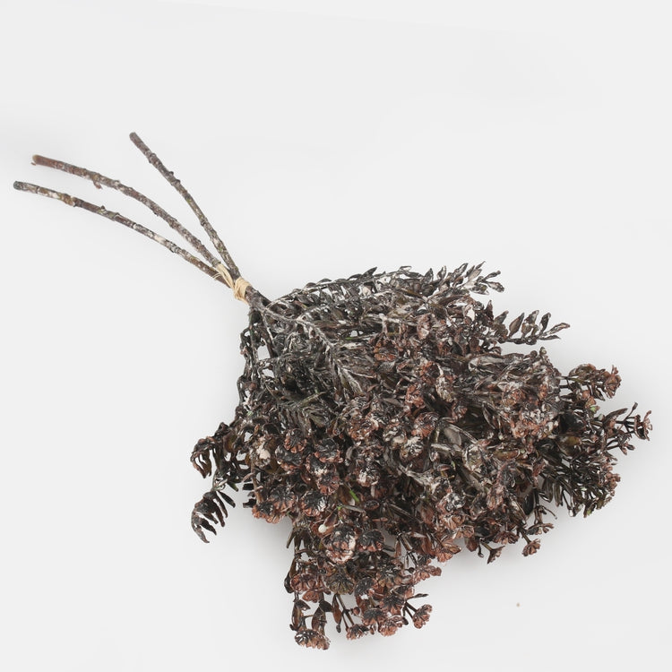 Helichrysum-kimppu tekokukkakimppu syksyn punainen - Tekokukat.fi