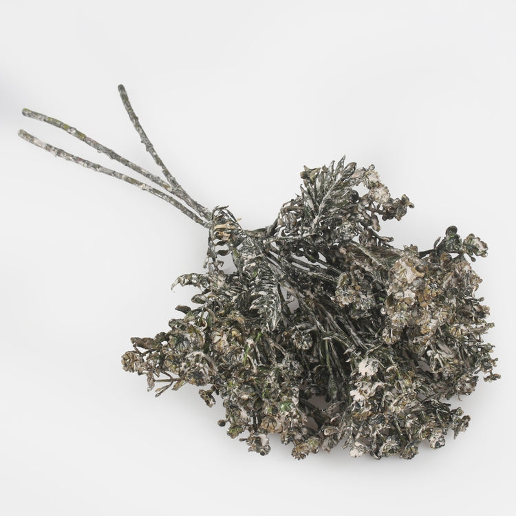 Helichrysum-kimppu tekokukkakimppu vihreä - Tekokukat.fi