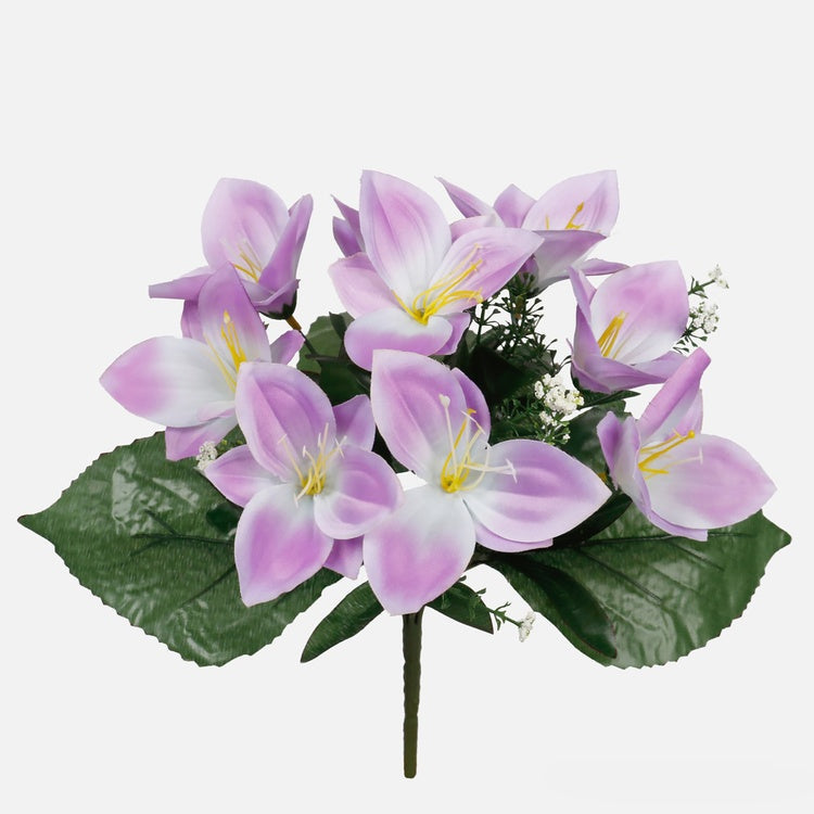 Hellebore x 9 tekokukkakimppu liila - Tekokukat.fi