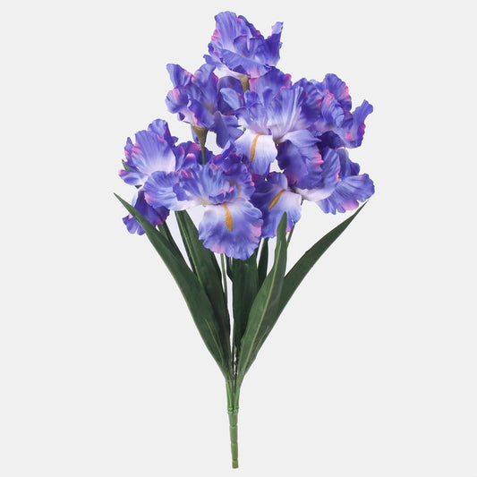 Iris x 7 tekokukkakimppu sininen - Tekokukat.fi