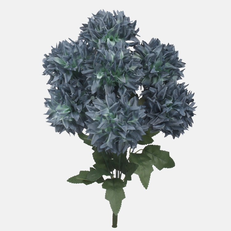 Krysanteemi kimppu tekokukkakimppu tt. sininen - Tekokukat.fi