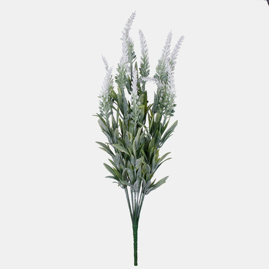 Laventeli x 12 tekokukkakimppu valkoinen - Tekokukat.fi