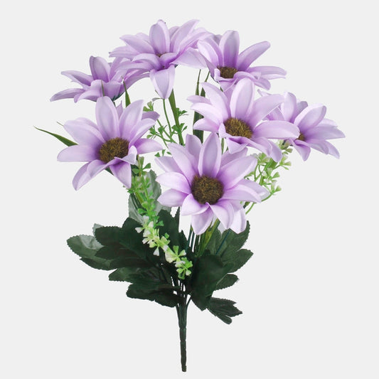 Liila gerbera tekokukkakimppu 37 cm - Tekokukat
