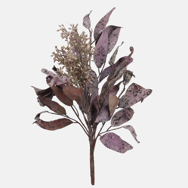 Liilanvärinen cotinus tekokukkakimppu 40 cm - Tekokukat