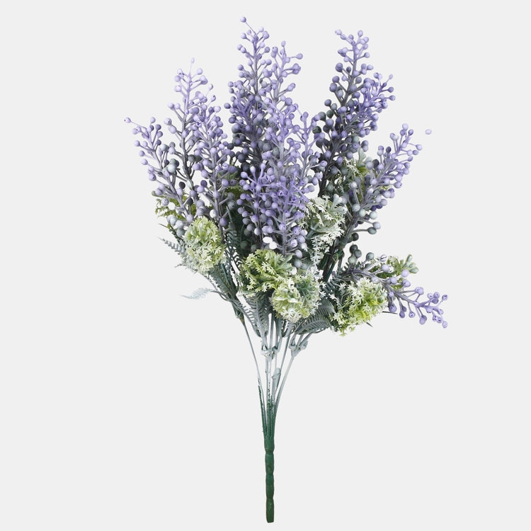 Lupiinikimppu tekokukkakimppu violetti - Tekokukat.fi