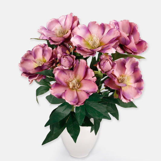 Magnolia tekokukkakimppu violetti - Tekokukat.fi