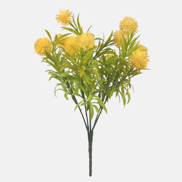 Ohdake tekokukkakimppu keltainen - Tekokukat.fi