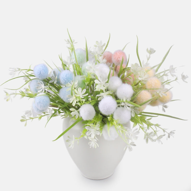 Ohdake x 7 tekokukkakimppu satunnainen väri 1 - Tekokukat.fi