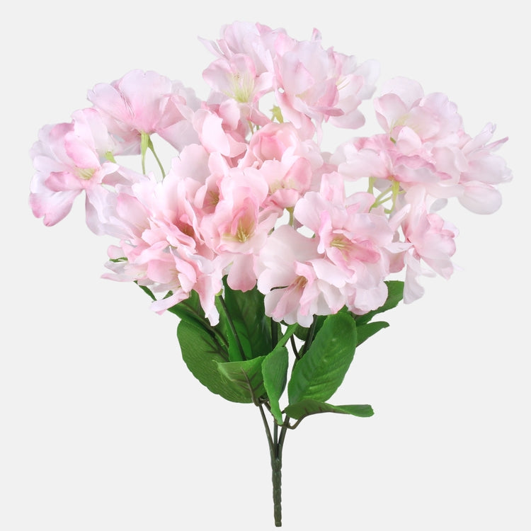 Omenankukka tekokukkakimppu vaaleanpunainen - Tekokukat.fi