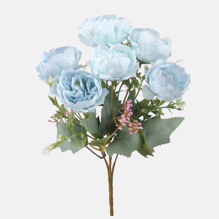 Pioni nippu tekokukkakimppu sininen - Tekokukat.fi