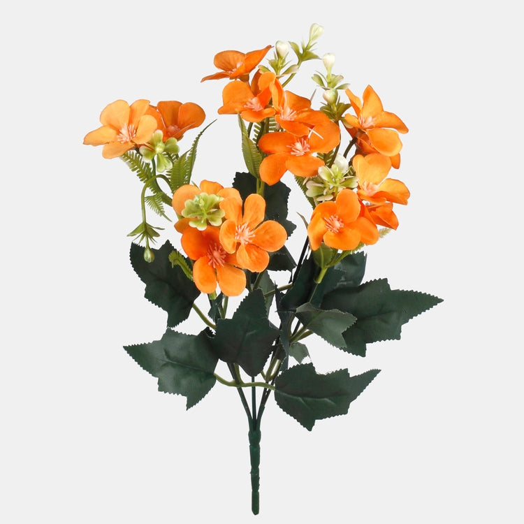 Primrose x 5 tekokukkakimppu oranssi - Tekokukat.fi