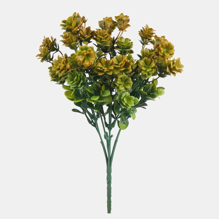 Sedum-kimppu tekokukkakimppu syksyn vihreä - Tekokukat.fi