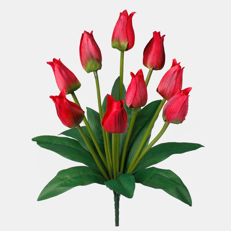 Tulppaani tekokukkakimppu kauneus - Tekokukat.fi