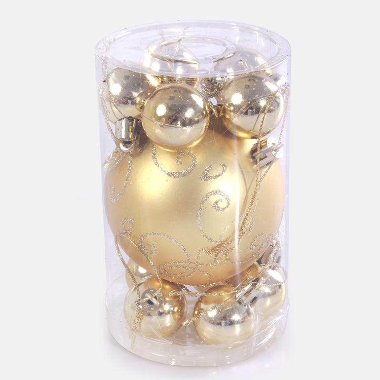 Joulukorut x 11 kpl Kulta - Tekokukat.fi