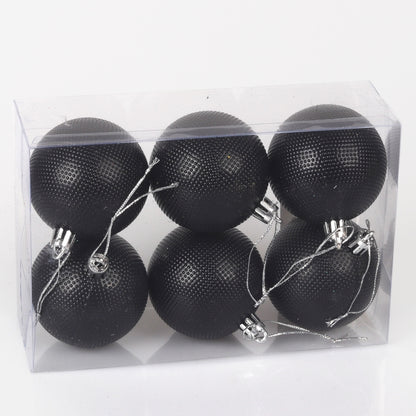 Joulukoristeita x 6 kpl Musta - Tekokukat.fi