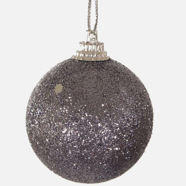 Joulukoristeita x 6 kpl Harmaa - Tekokukat.fi