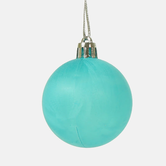 Joulukoristeita x 6 kpl Luutnantti Blue - Tekokukat.fi