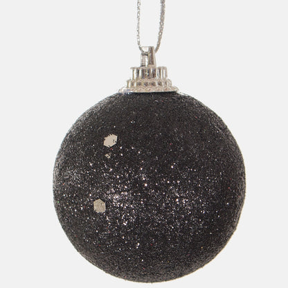 Joulukoristeita x 6 kpl Musta - Tekokukat.fi