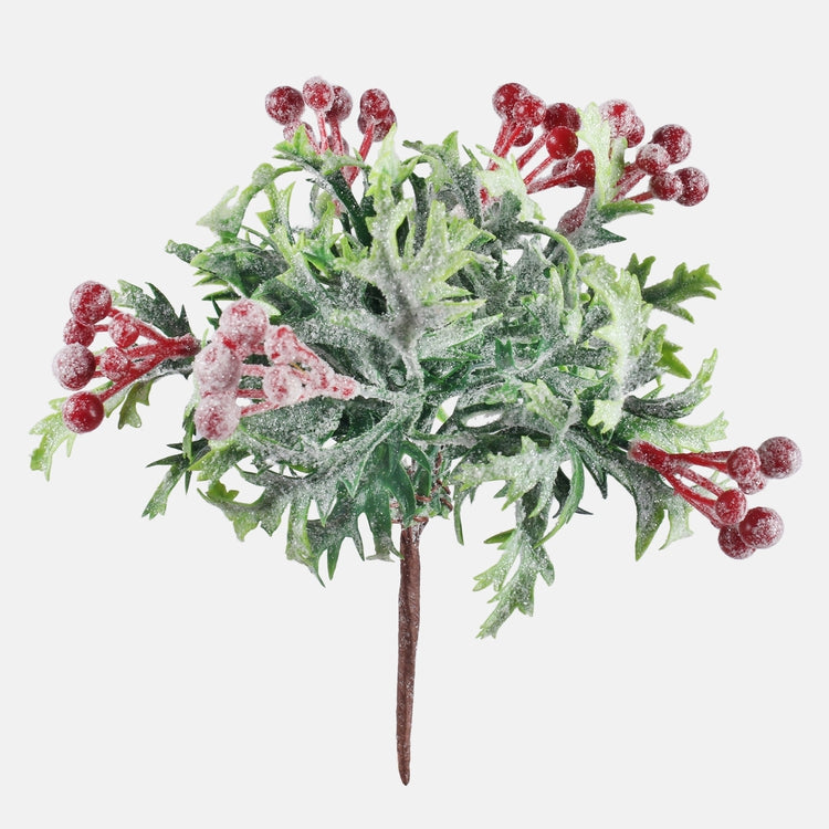 Huurre marja valinnassa punainen/frosty green - Tekokukat.fi