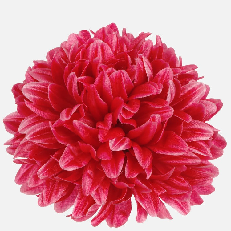 Satiininen krysanteemi XL Burgundia - Tekokukat.fi