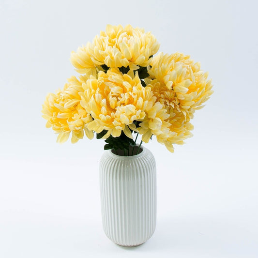 Krysanteemi kimppu x 7 Luutnantti Keltainen - Tekokukat.fi