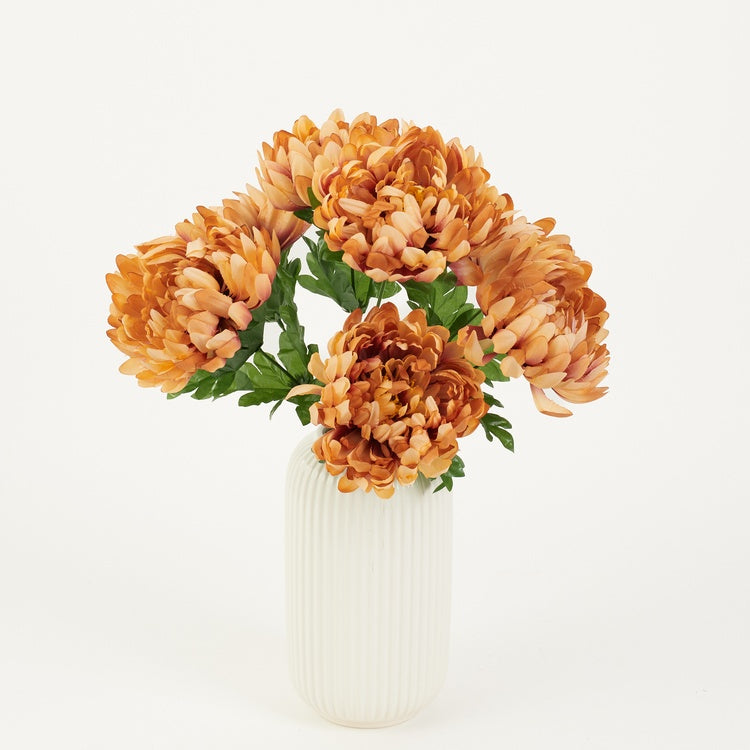 Krysanteemi kimppu x 7 Luutnantti Brown - Tekokukat.fi